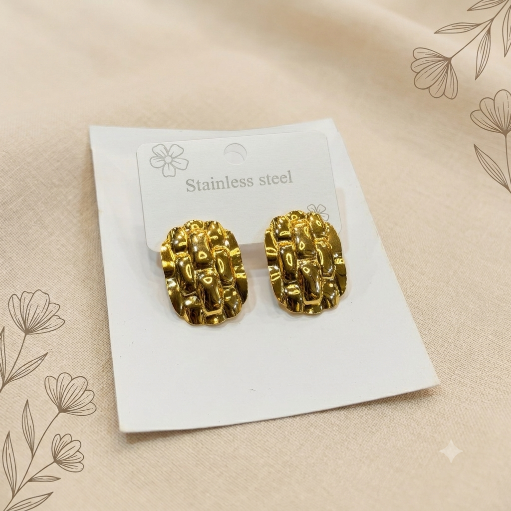 Oval Chunky Earrings