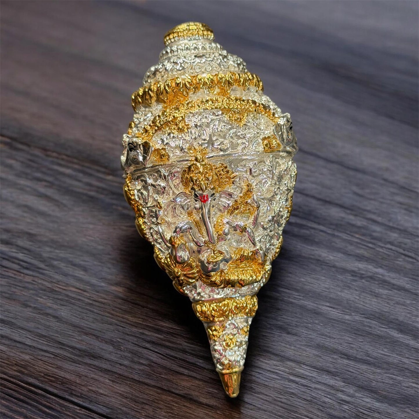 Shankh with Ganesha