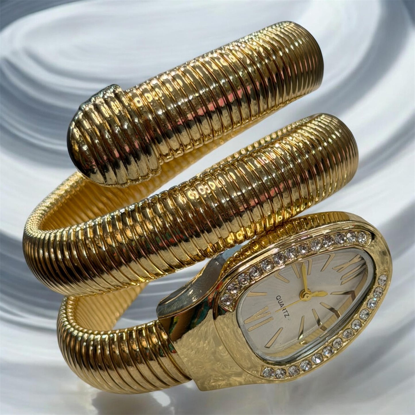 Gold Snake Watch