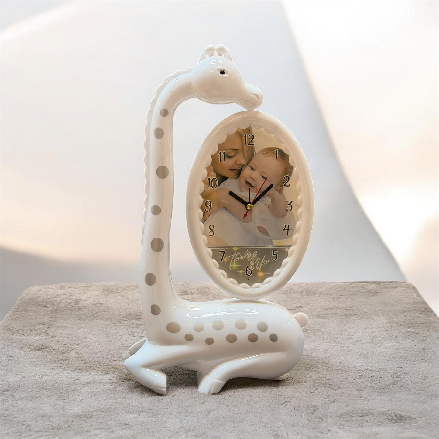 Photoframe/Clock Light Giraffe