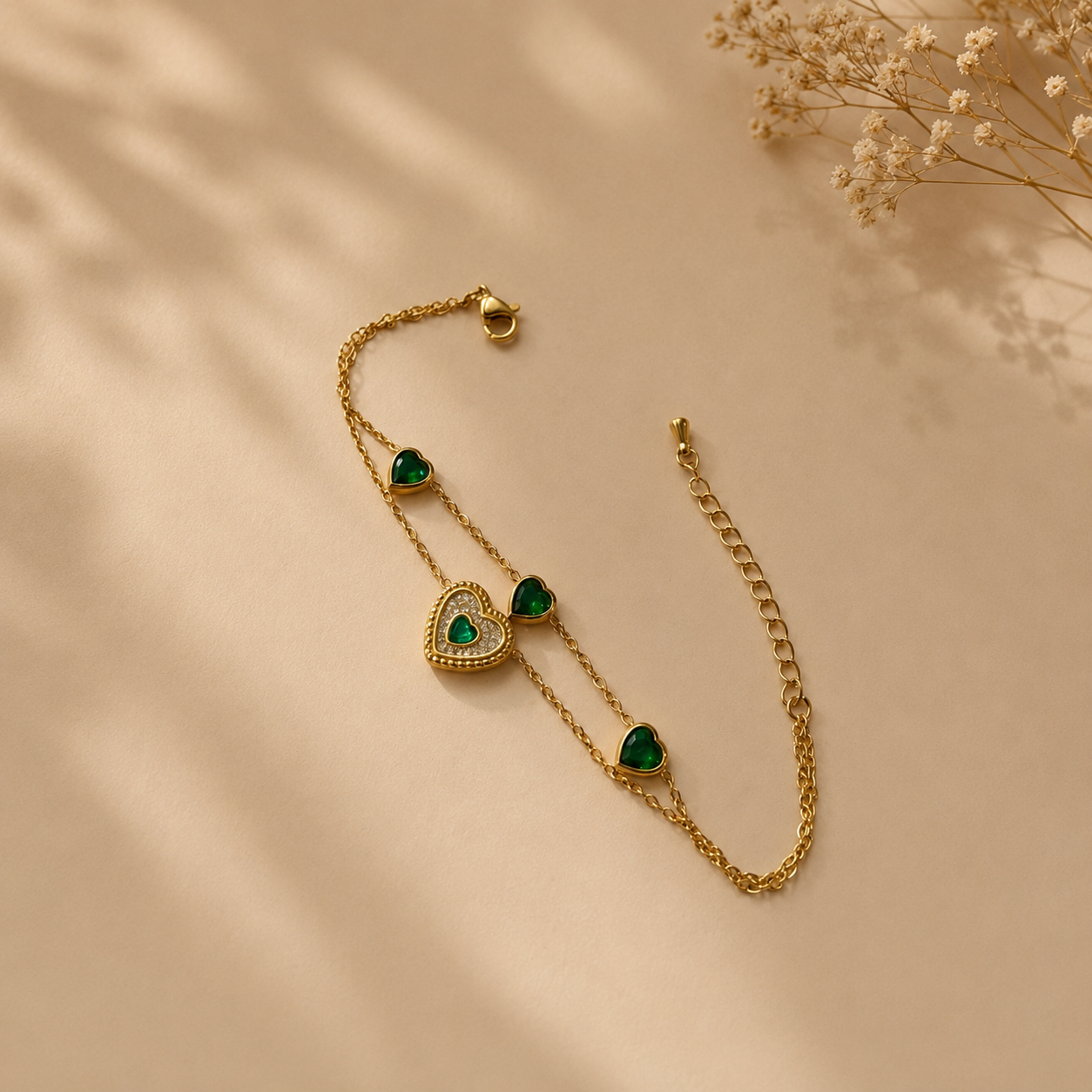 Green Stones Bracelet