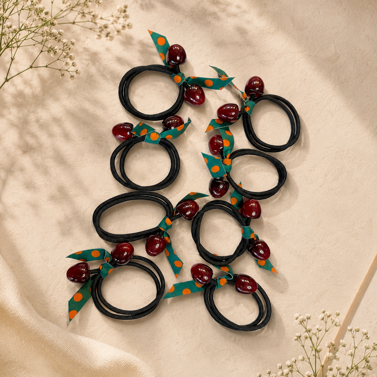 Cherry Hair Tie