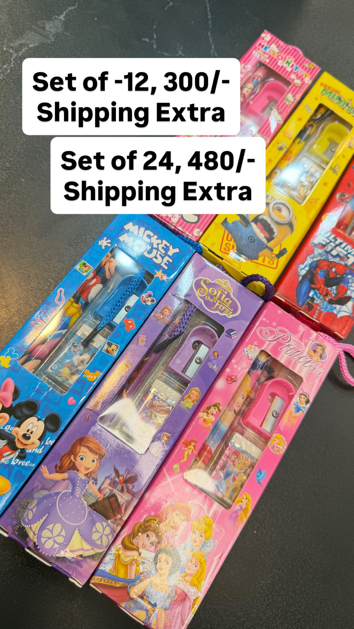 Pencil kits set of 12