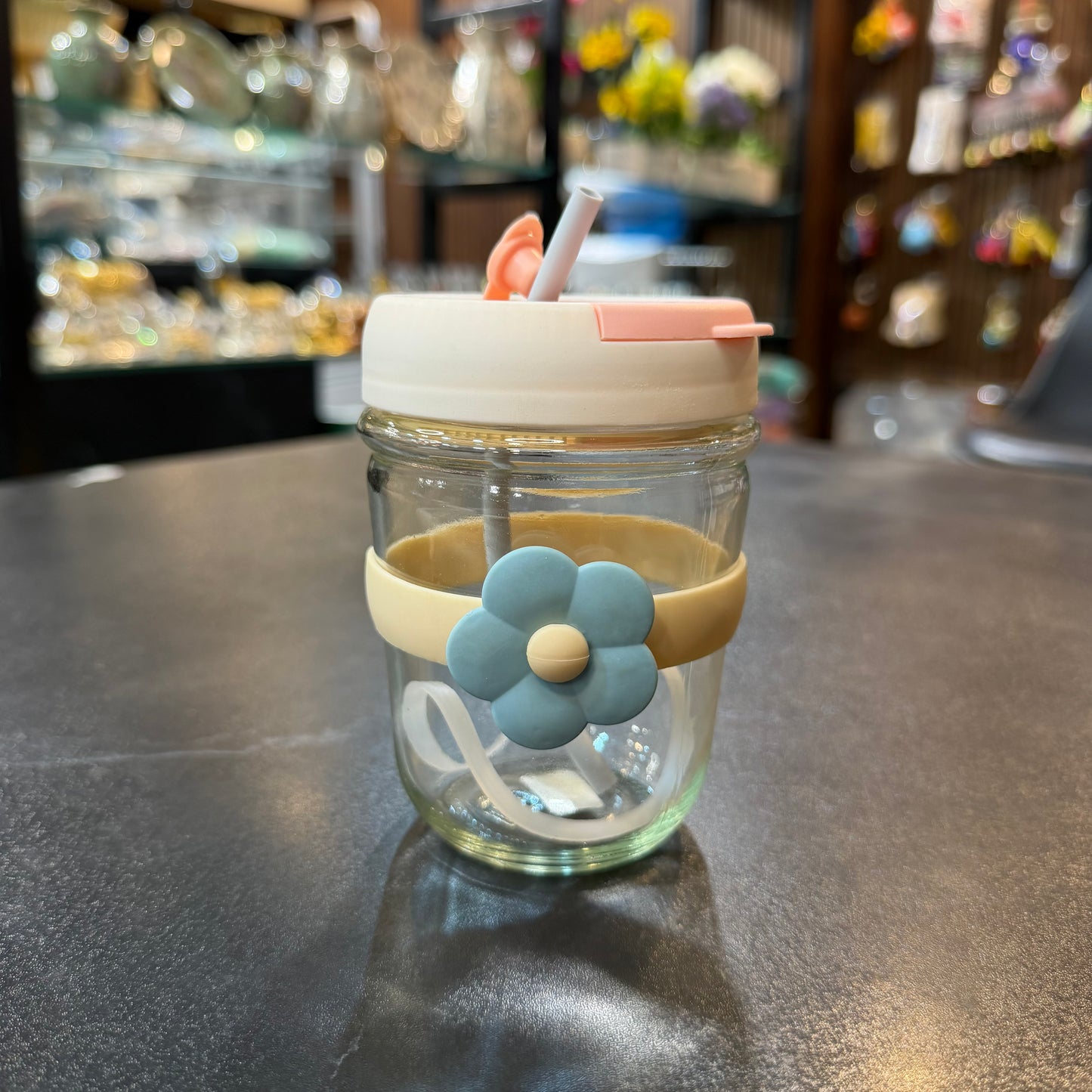 Flower Glass Sipper