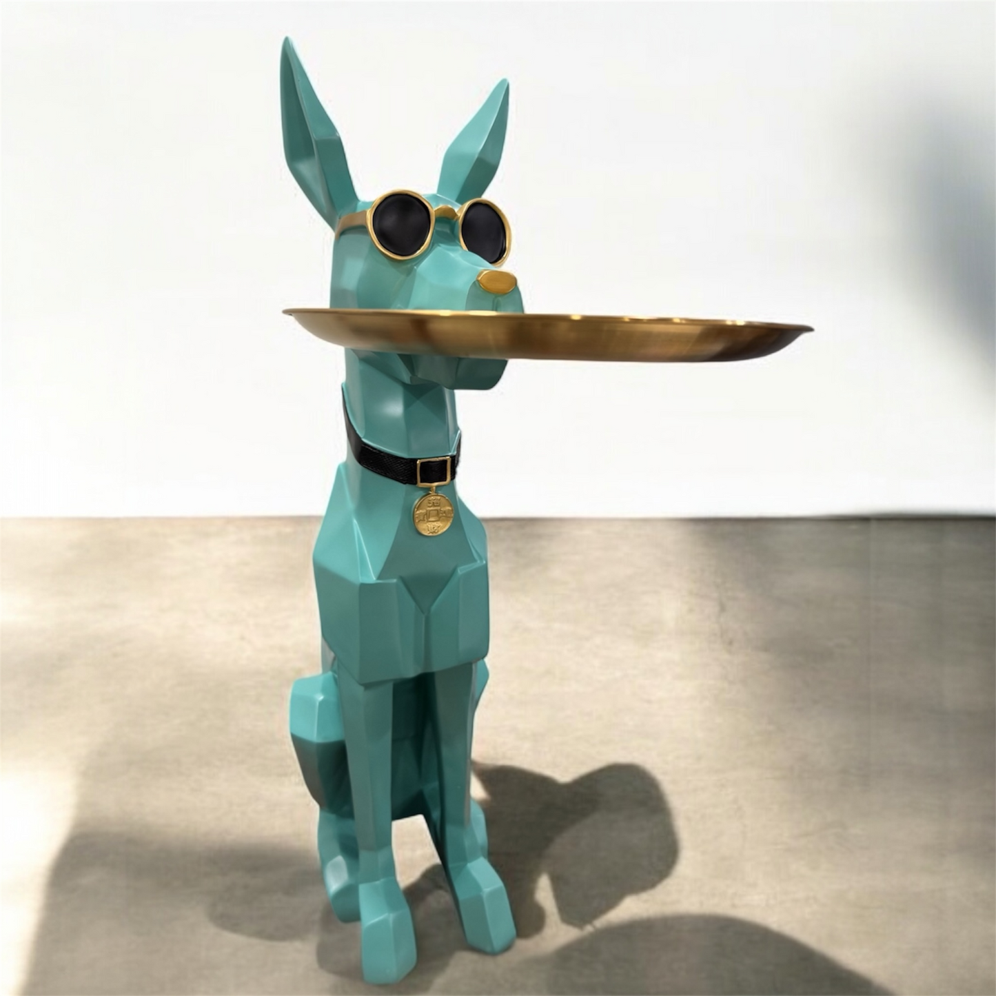 Dog with Plate