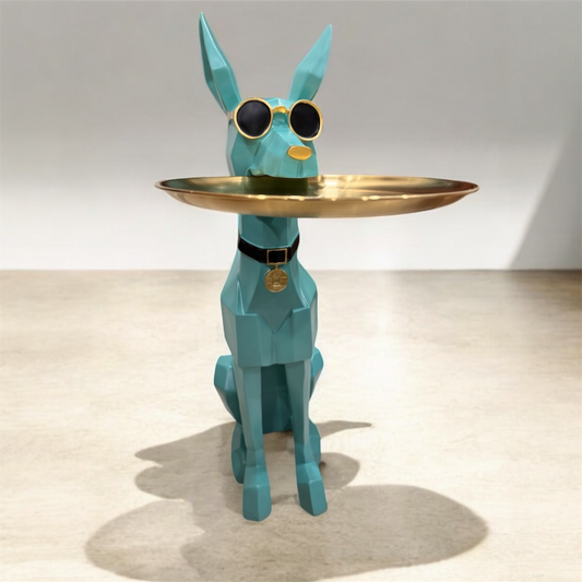 Dog with Plate