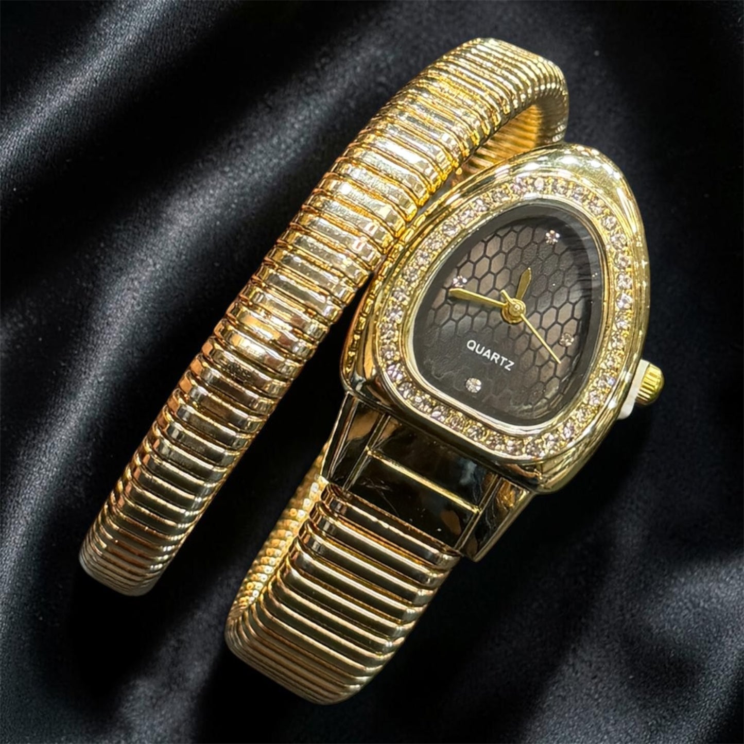 Gold Snake Watch