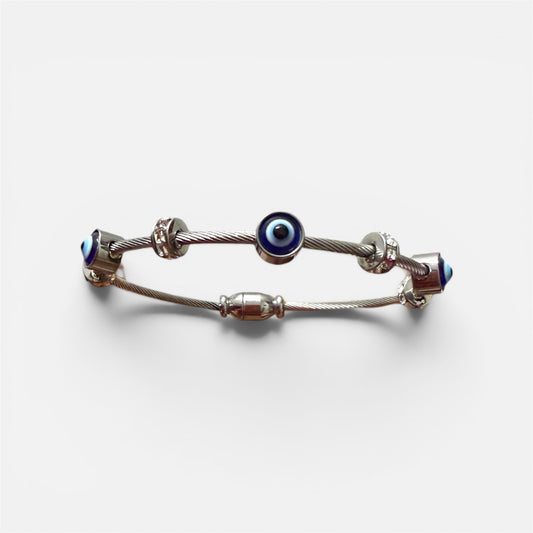 Silver Evileye Bracelet