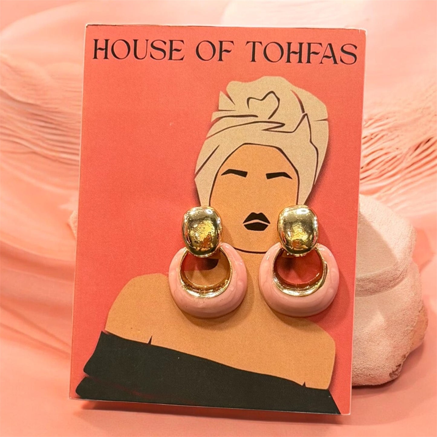 Enamel Earring