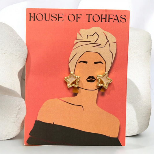 Enamel Star Studs
