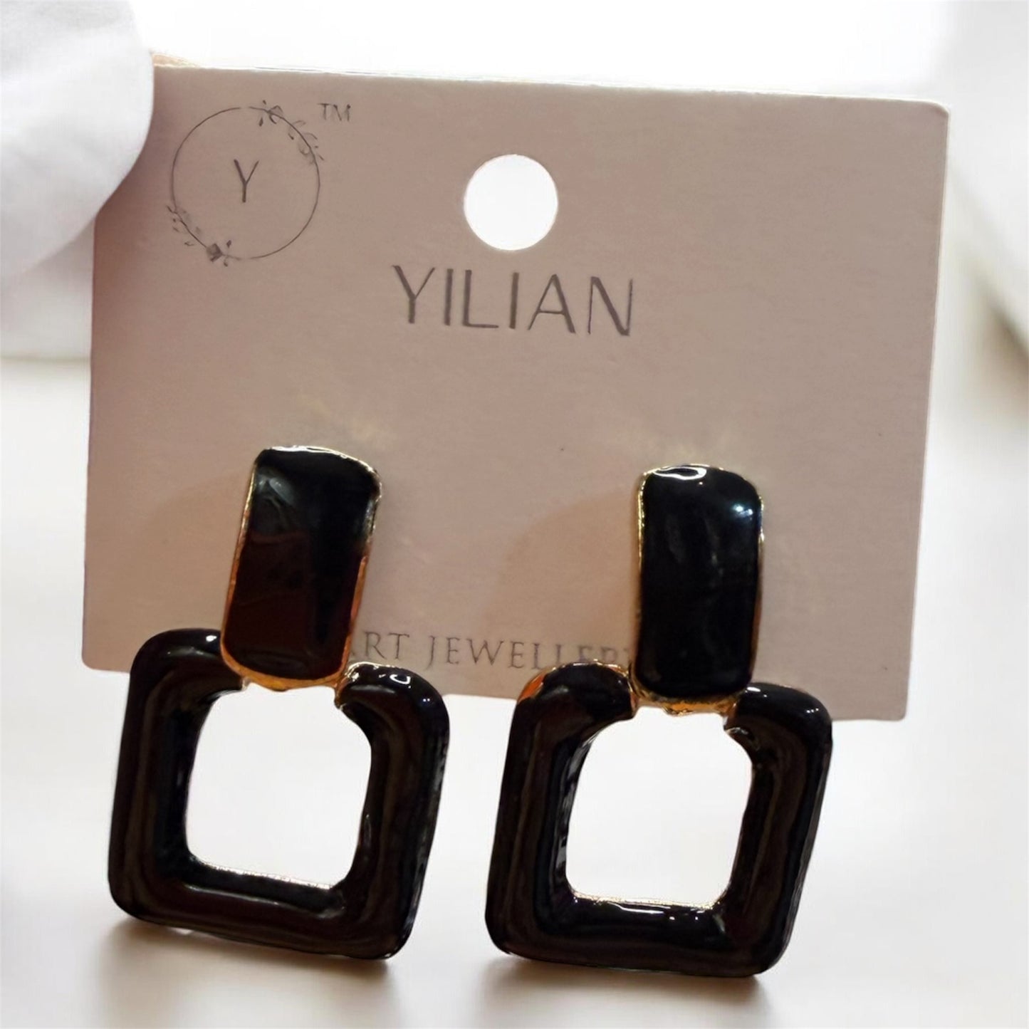 Enamel Earrings