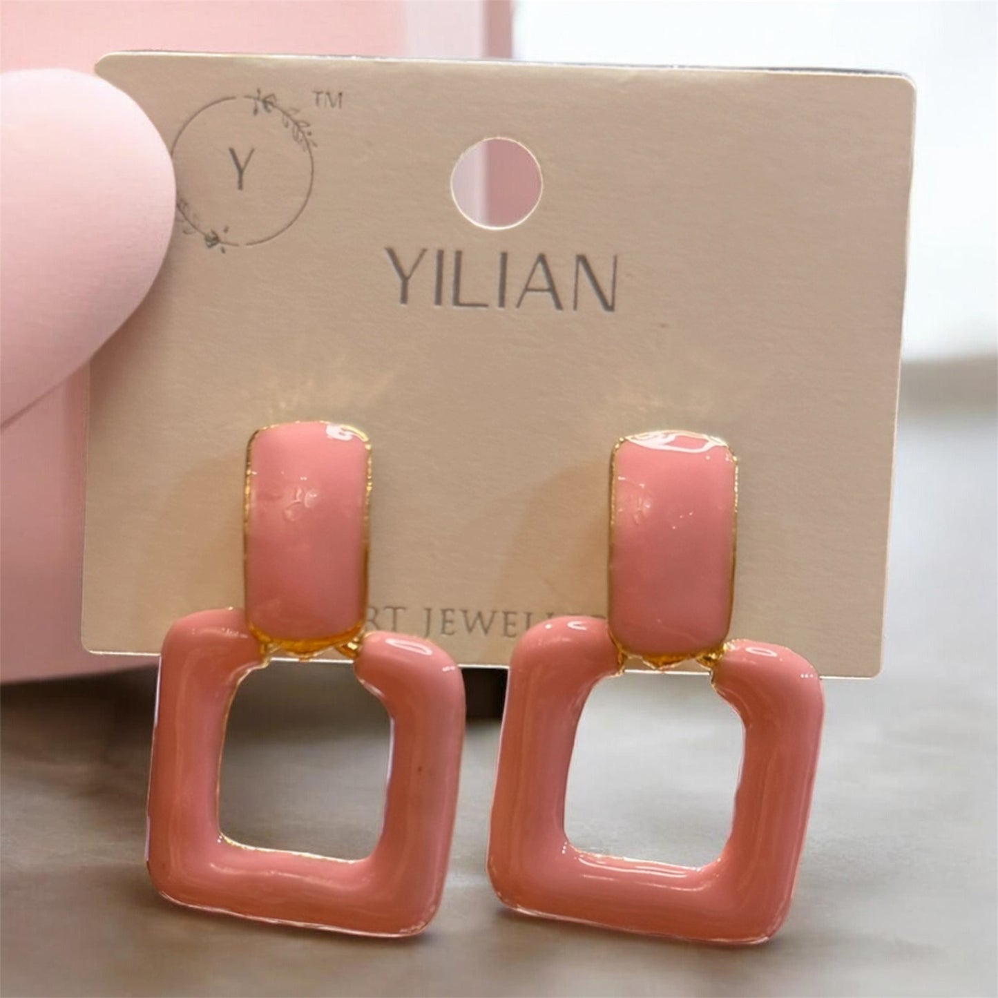 Enamel Earrings