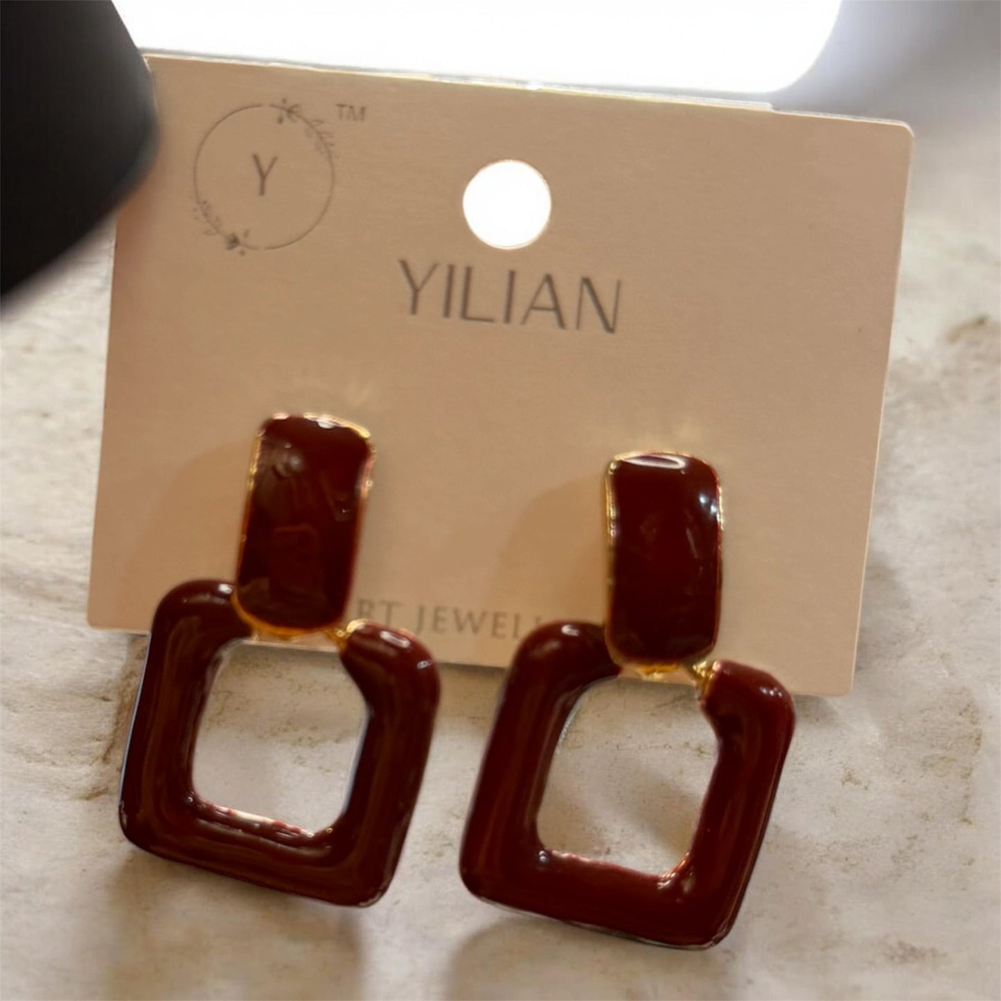 Enamel Earrings