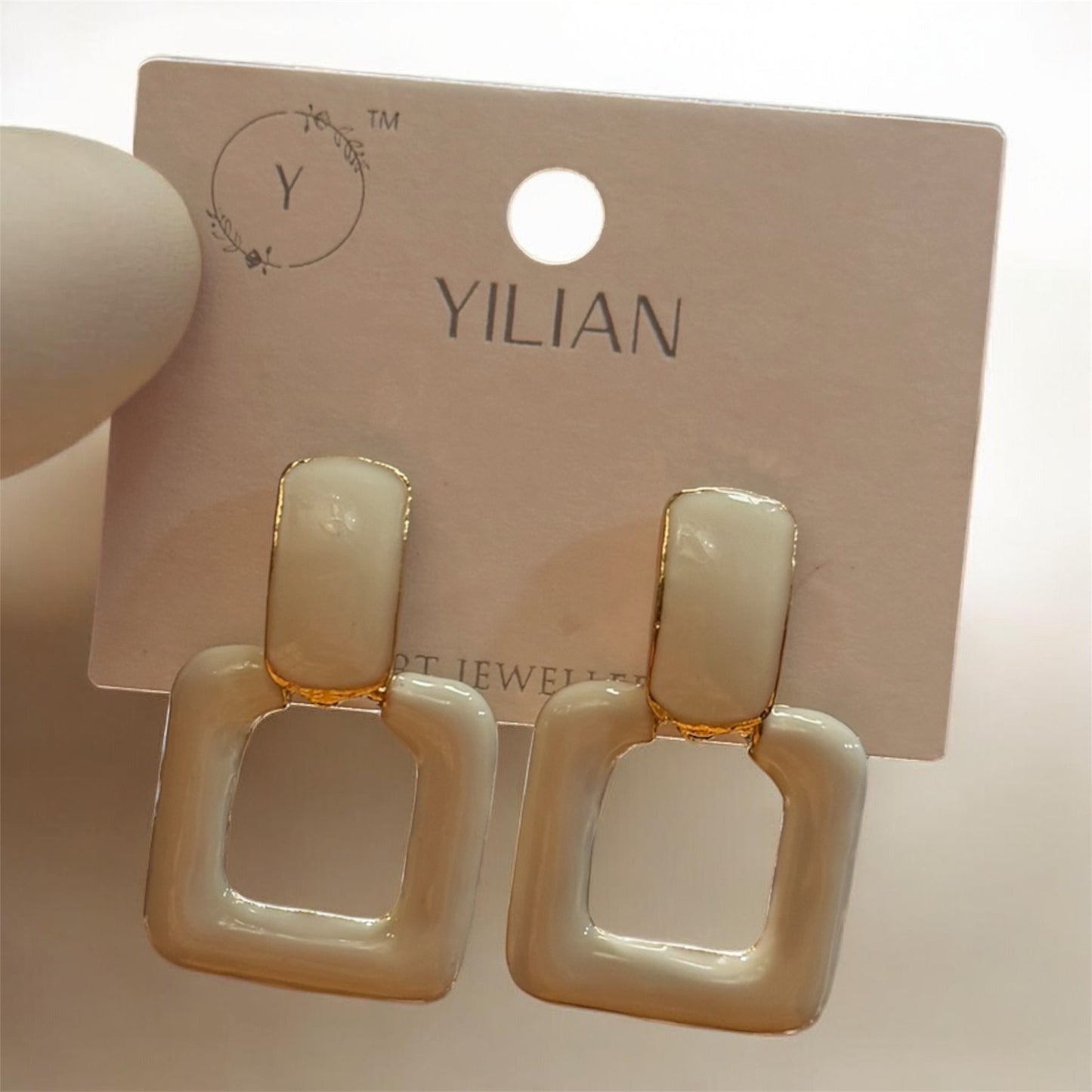 Enamel Earrings