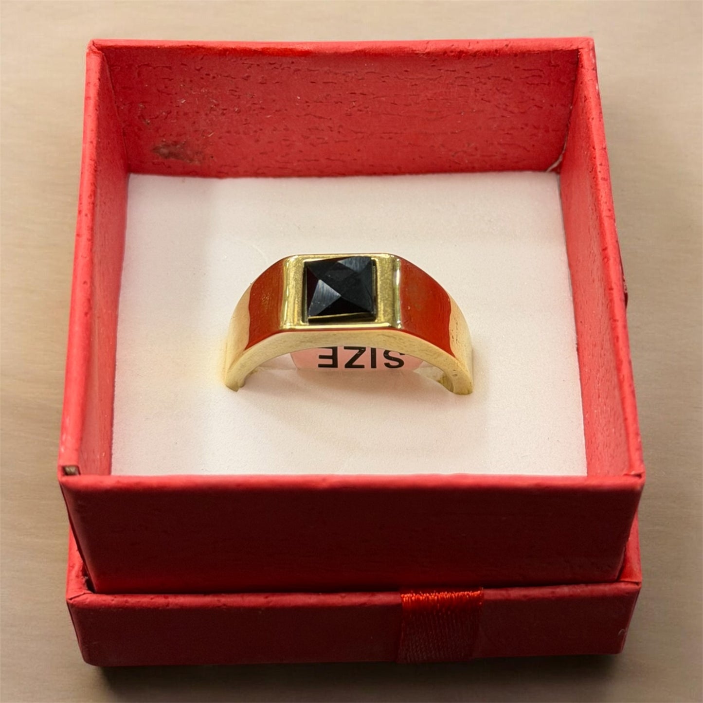 Black Stone Men’s Ring