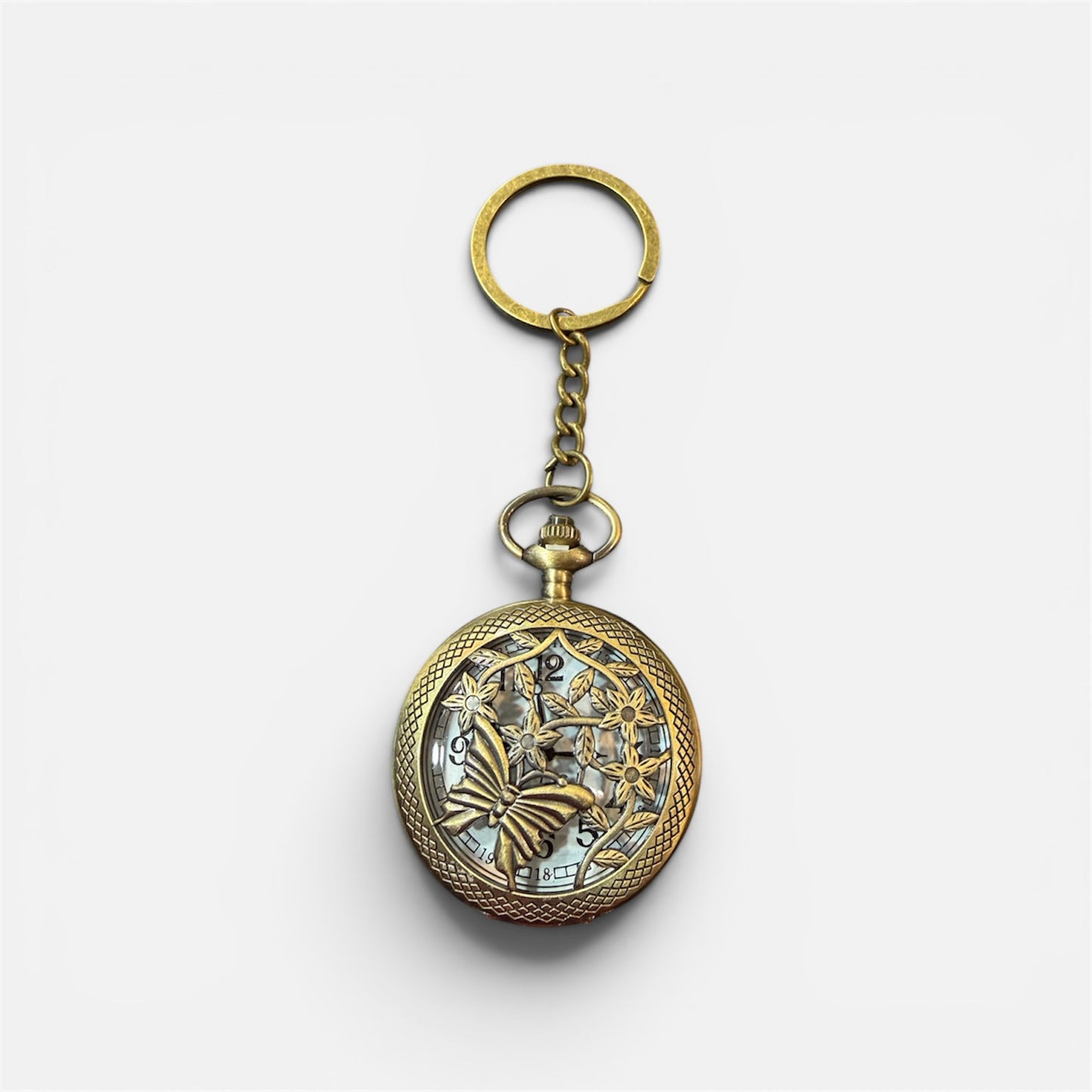 Vintage Clock Keychain