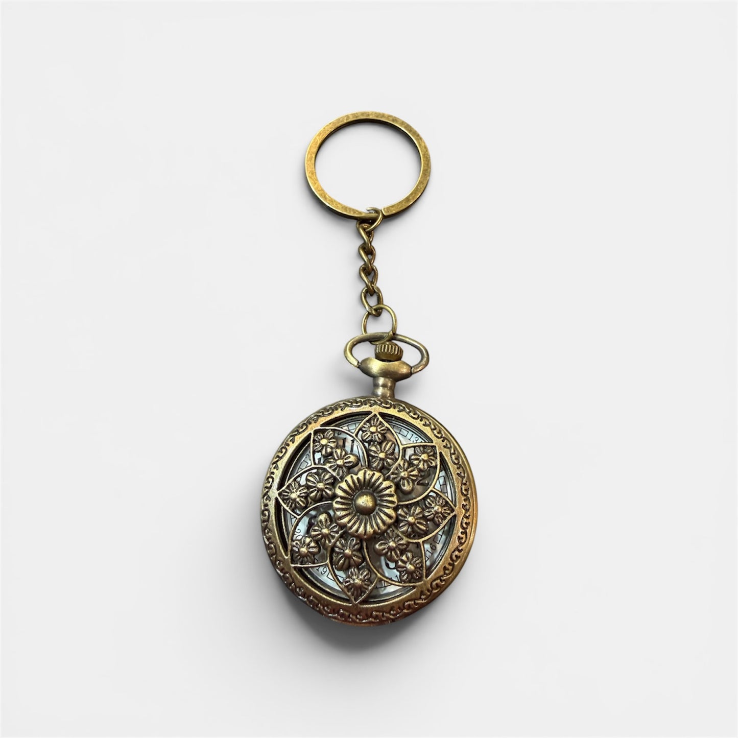 Vintage Clock Keychain