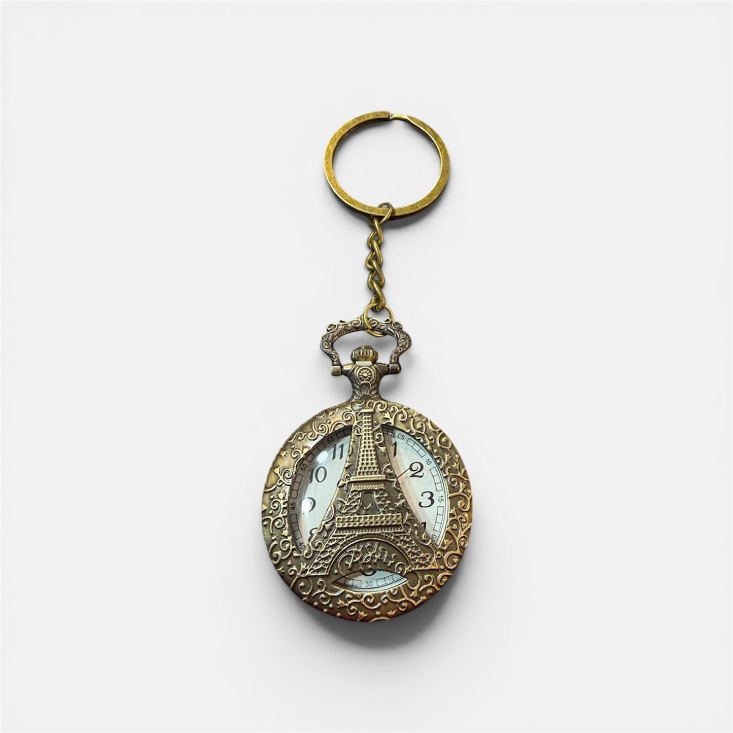 Vintage Clock Keychain