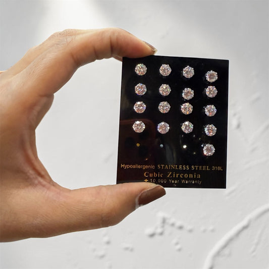 Solitaire Studs (Pair)