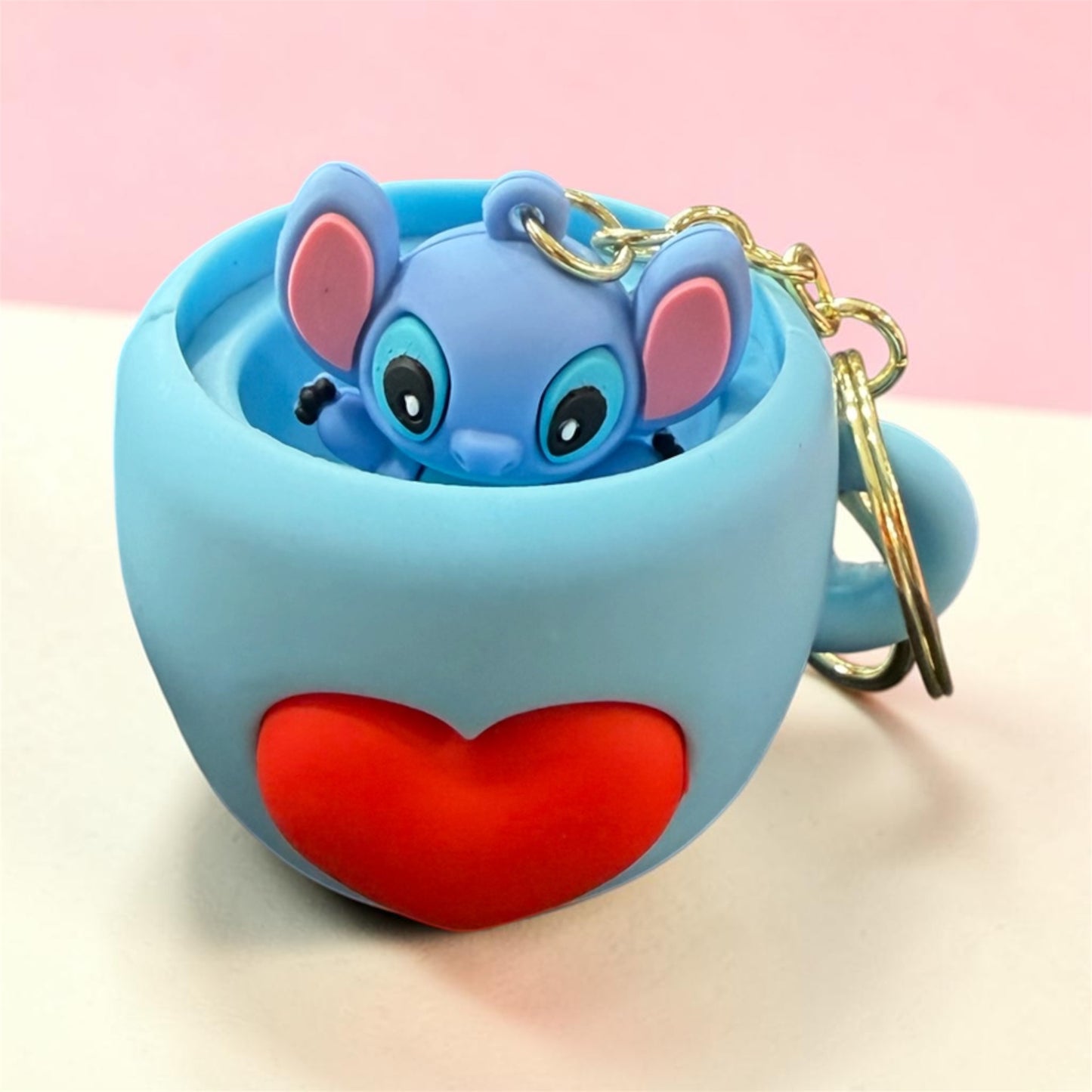 Popping Heart Keychain