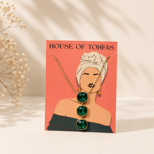 Emerald Trio Pendant