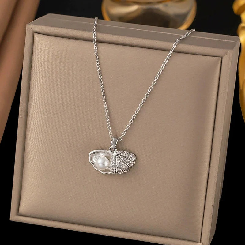 Silver Shell Pendant