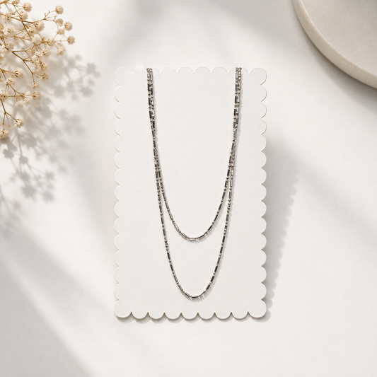 Layered Silver Chain