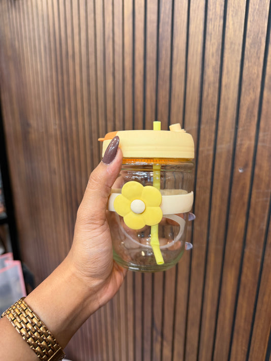 Flower Glass Sipper
