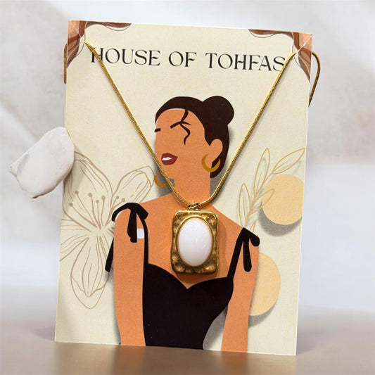 White Stone Pendant
