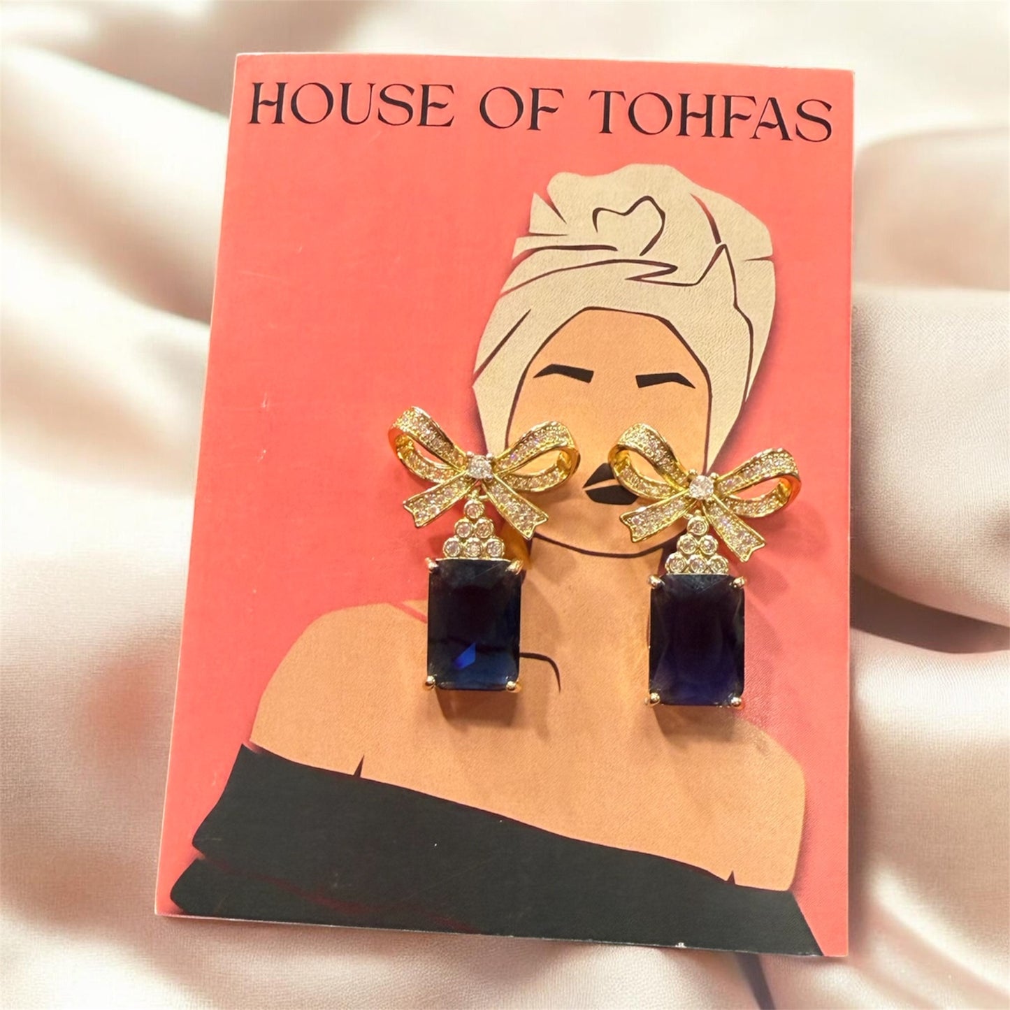 Bow Drop Earrings